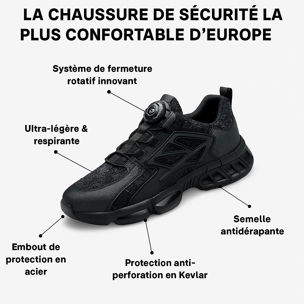 Securix MS3 – La chaussure de sécurité nouvelle génération