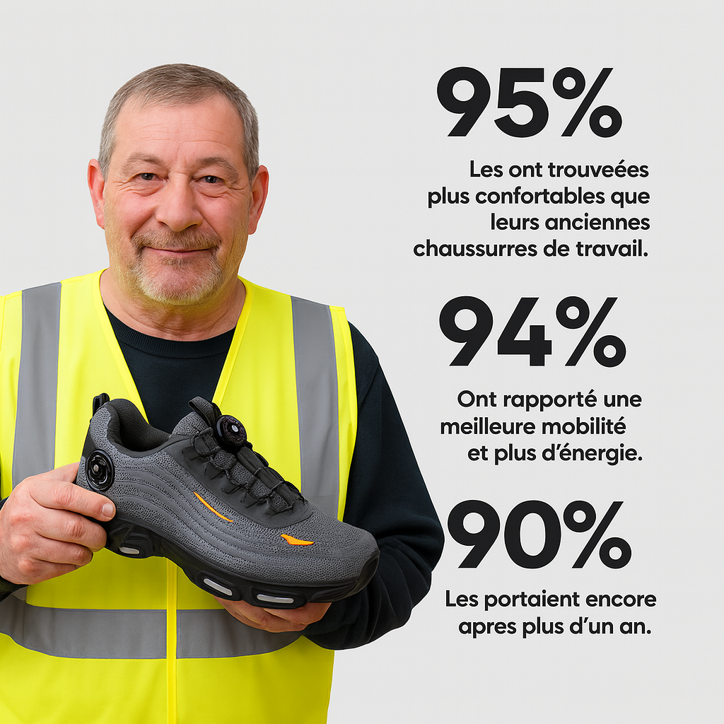SafeStep™ Sécurité et confort toute la journée